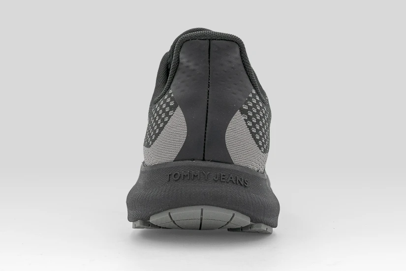 Tommy Jeans Runner Knitted Ανδρικά Sneakers Μαύρα