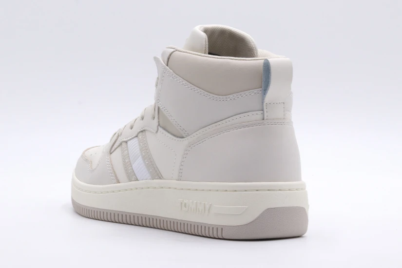 Tommy Jeans Tjw Retro Basket Mc Leather Mix Sneakers (EN0EN02205 YBI)