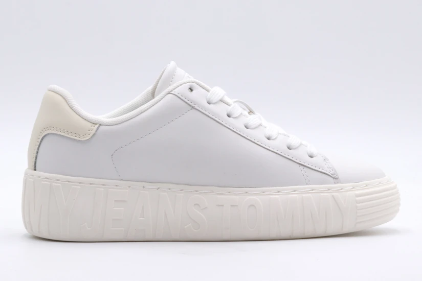 Tommy Jeans Tjw New Cupsole Leather Lc Sneakers (EN0EN02212 YBL)