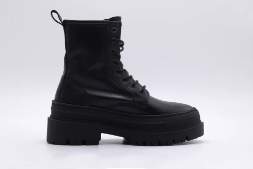 Tommy Jeans Tjw Foxing Lace Up Leather Boot Μποτάκια Μόδας (EN0EN02217 BDS)