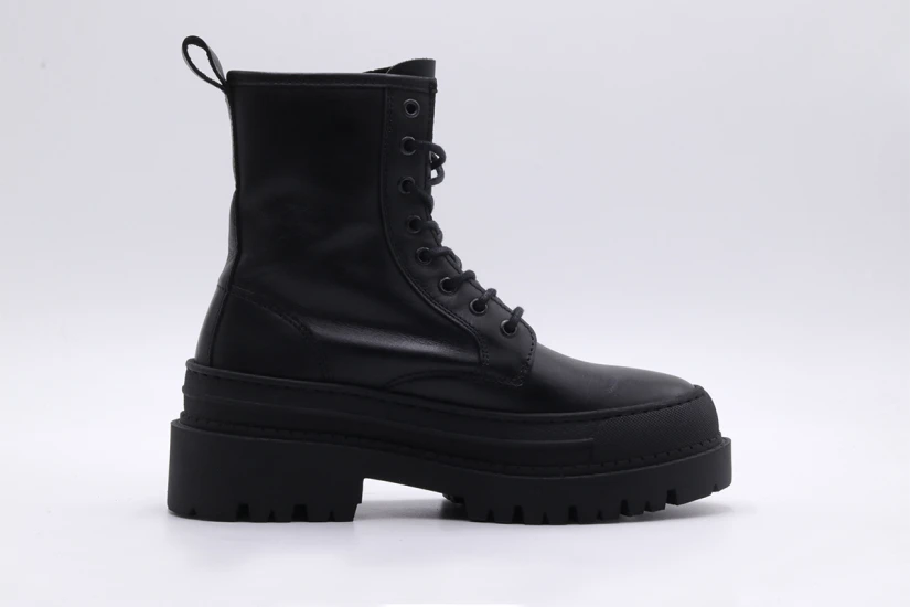 Tommy Jeans Tjw Foxing Lace Up Leather Boot Μποτάκια Μόδας (EN0EN02217 BDS)