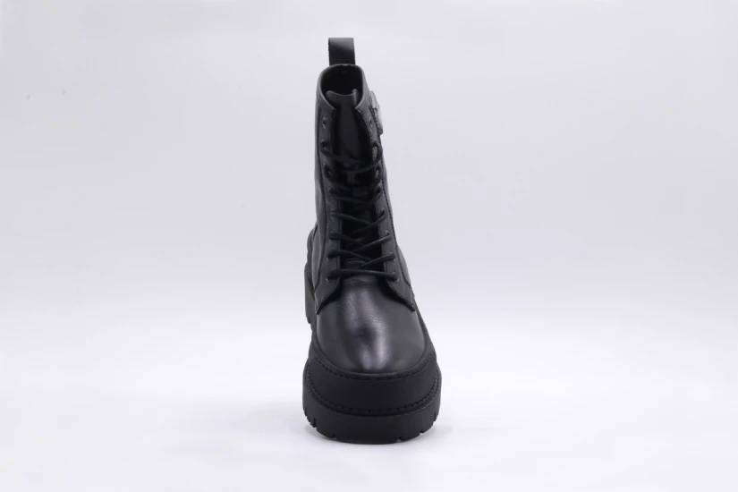 Tommy Jeans Tjw Foxing Lace Up Leather Boot Μποτάκια Μόδας (EN0EN02217 BDS)