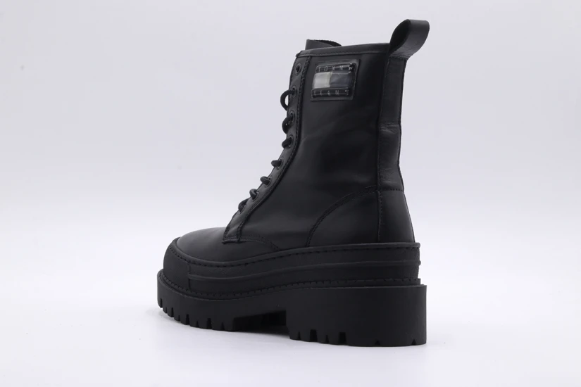 Tommy Jeans Tjw Foxing Lace Up Leather Boot Μποτάκια Μόδας (EN0EN02217 BDS)