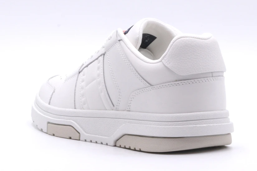 Tommy Jeans The Brooklyn Leather Γυναικεία Παπούτσια Λευκά