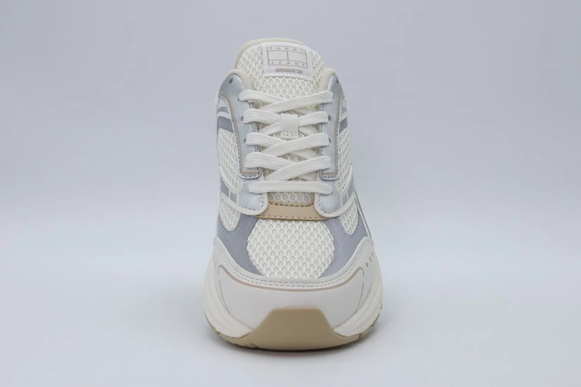 Tommy Jeans Archive 25 Γυναικεία Sneakers Εκρού, Ασημί, Μπεζ
