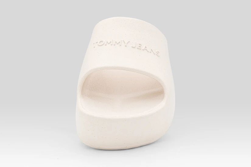 Tommy Jeans Chunky Pool Slide Γυναικείες Παντόφλες Εκρού