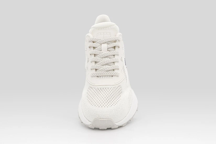 Tommy Jeans Mesh Jacquard Knit Cleat Γυναικεία Sneakers Λευκά