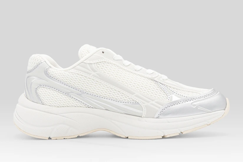 Tommy Jeans Archive 25 Γυναικεία Sneakers Λευκά, Ασημί