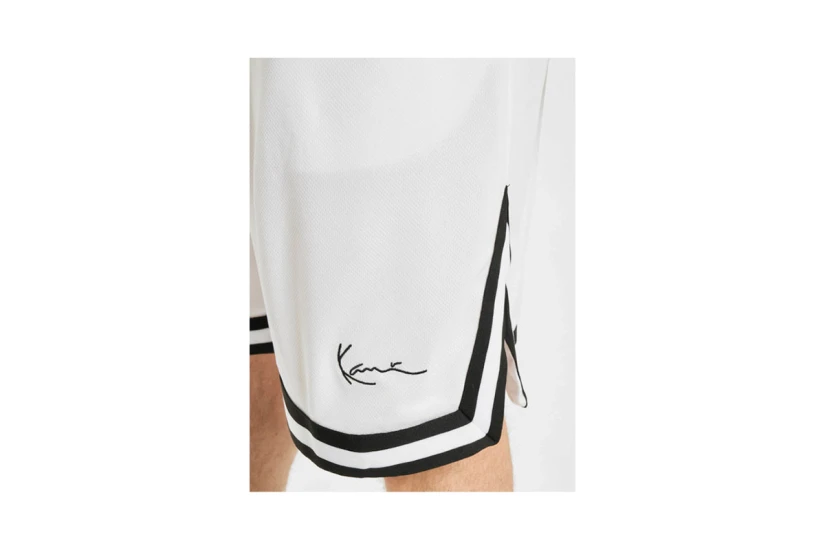 Karl Kani Signature Mesh Ανδρική Αθλητική Βερμούδα Λευκή, Μαύρη