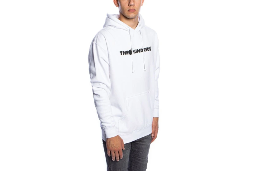 The Hundreds Bar Logo Pullover Hoodie Ανδρικό (F19P102010-WHITE)