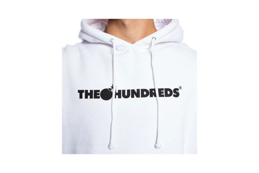 The Hundreds Bar Logo Pullover Hoodie Ανδρικό (F19P102010-WHITE)