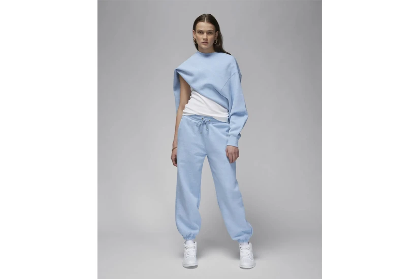 Jordan Flight Fleece Γυναικείο Φούτερ Σιέλ