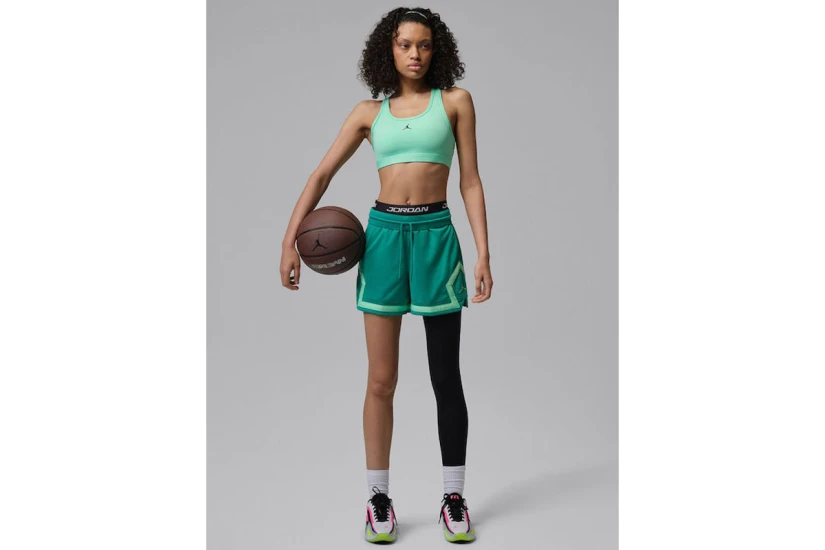 Jordan Sport Jumpman Medium Support Γυναικείο Αθλητικό Μπουστάκι Βεραμάν, Μαύρο