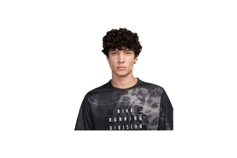 Nike Dri-FIT Ανδρικό Κοντομάνικο T-Shirt Ανθρακί, Γκρι Ανοιχτό