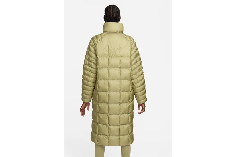 Nike Sportswear Swoosh PrimaLoft Γυναικείο Puffer Μπουφάν Χρυσό