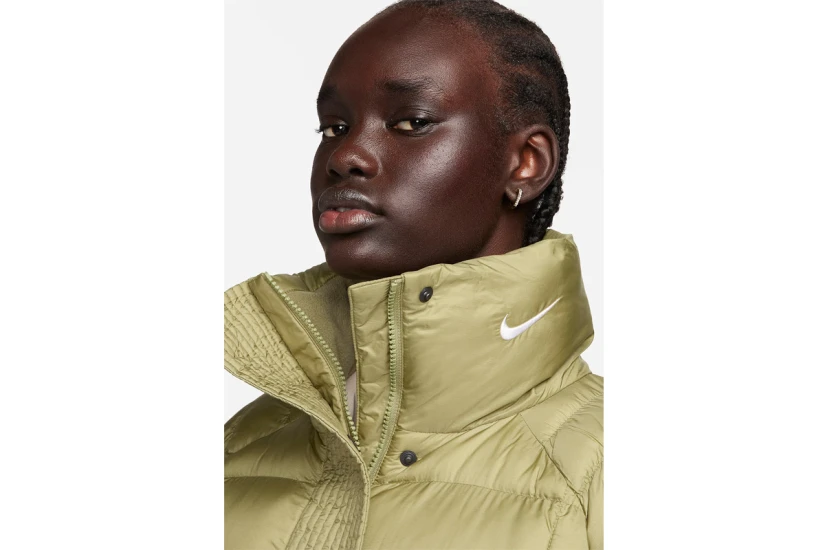 Nike Sportswear Swoosh PrimaLoft Γυναικείο Puffer Μπουφάν Χρυσό