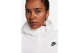 Nike Classic Puffer Γυναικείο Puffer Μπουφάν με Κουκούλα Λευκό