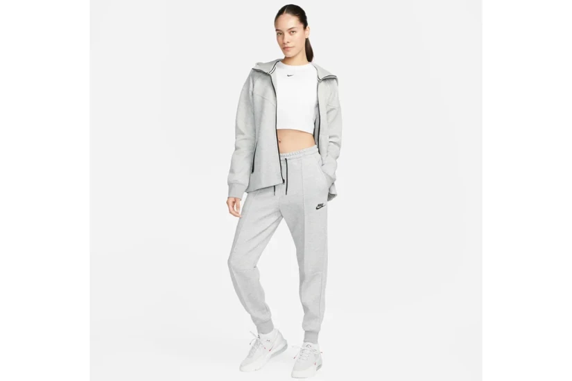 Nike Sportswear Tech Fleece Γυναικείο Παντελόνι Φόρμας Γκρι