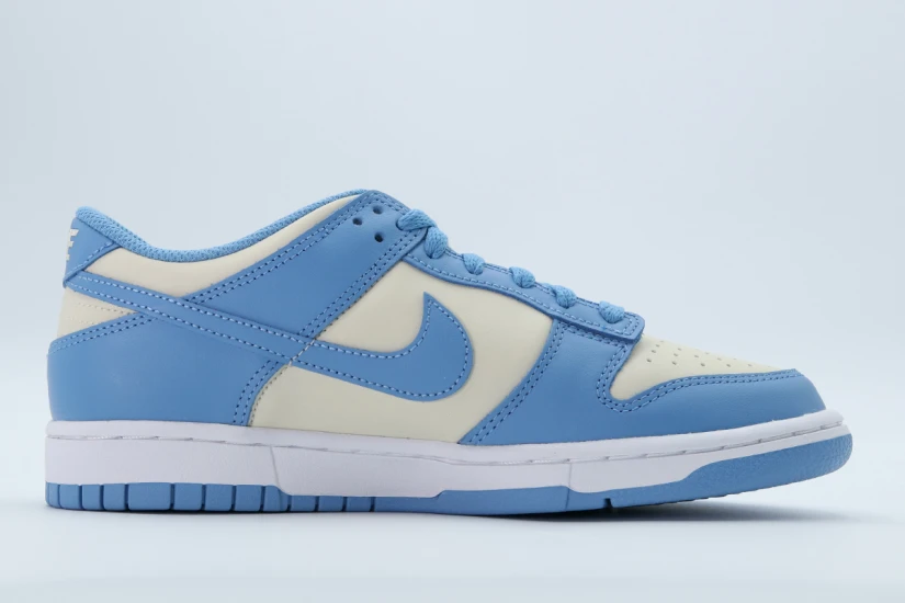 Nike Dunk Low Sneakers Σιέλ, Εκρού