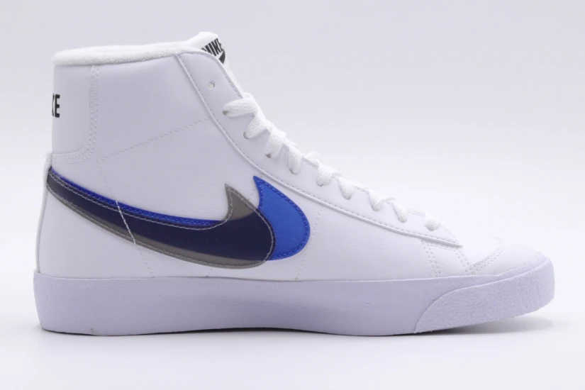 Nike Blazer Mid Next Nature Παιδικά Sneakers Λευκά, Γκρι, Μπλε