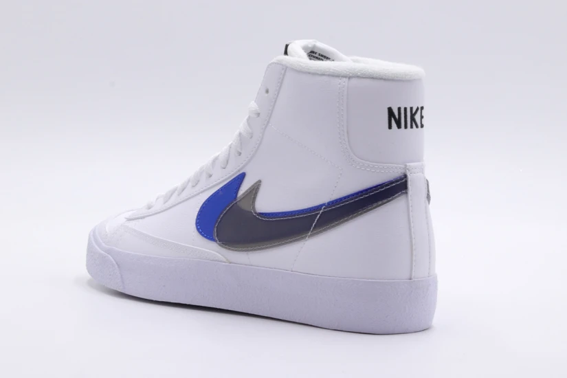 Nike Blazer Mid Next Nature Παιδικά Sneakers Λευκά, Γκρι, Μπλε