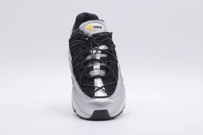 Nike Air Max 95 Γυναικεία Sneakers Ασημί, Μαύρα, Λευκά
