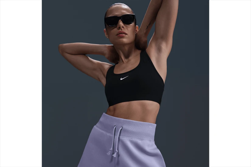 Nike Sportswear Phoenix Fleece Γυναικείο Αθλητικό Σορτς Λεβάντα