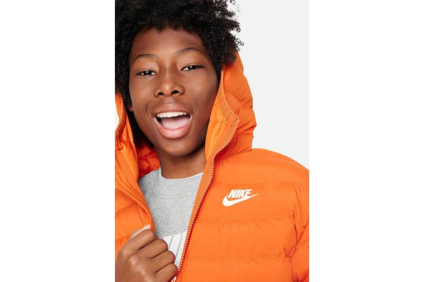 Nike Sportswear Lightweight Παιδικό Puffer Μπουφάν Πορτοκαλί