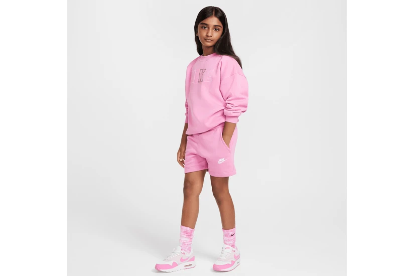Nike Sportswear Club Fleece Παιδικό Σορτς Ροζ