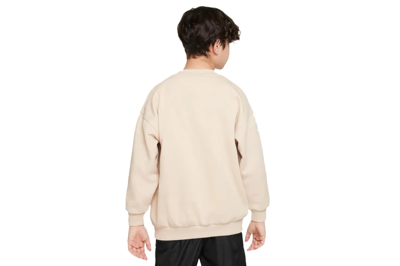 Nike Sportswear Club Fleece Παιδική Μακρυμάνικη Μπλούζα Μπεζ