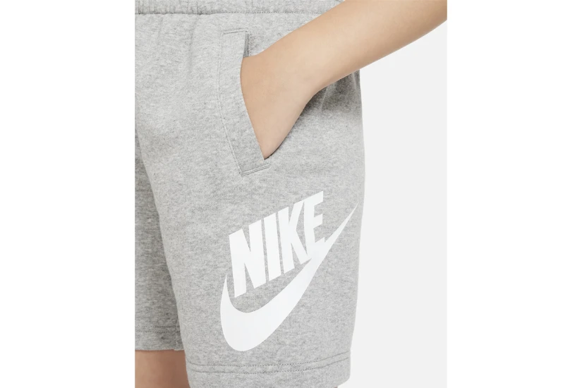 Nike Sportswear Club Fleece Παιδική Αθλητική Βερμούδα Γκρι