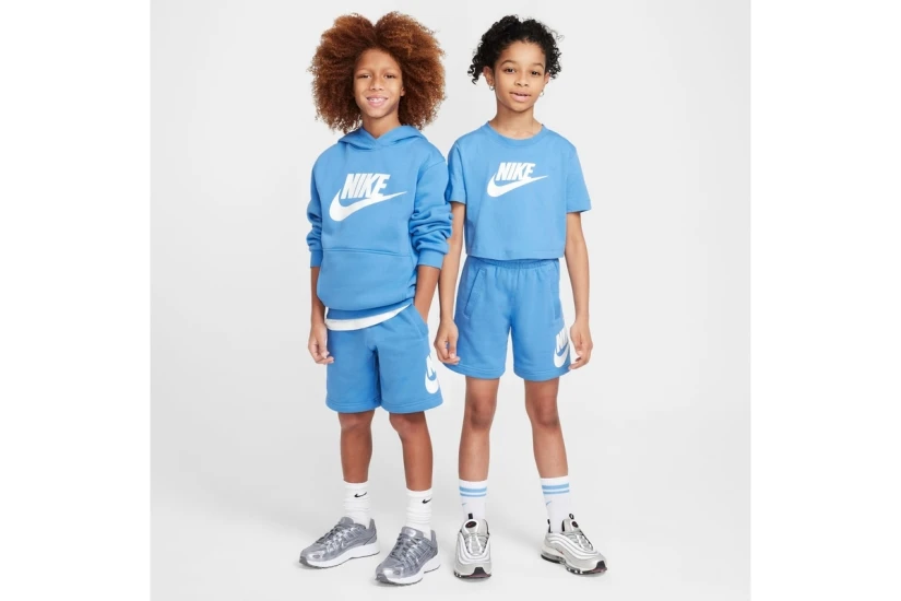 Nike Sportswear Club Fleece Παιδική Αθλητική Βερμούδα Σιέλ