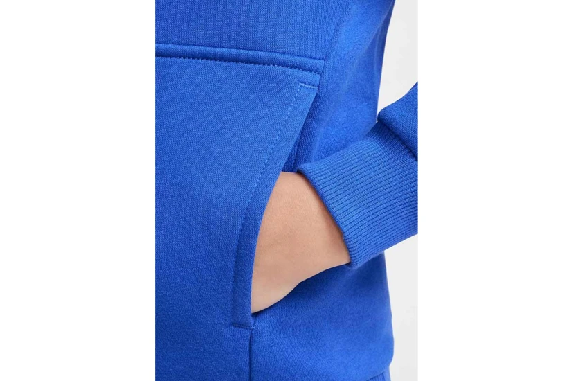 Nike Club Fleece Παιδικό Φούτερ Με Κουκούλα Ρουά