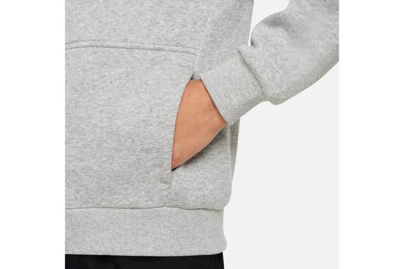 Nike Sportswear Club Fleece Παιδική Ζακέτα με Κουκούλα Γκρι