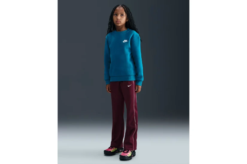 Nike Sportswear Club Fleece Παιδική Μακρυμάνικη Μπλούζα Πετρόλ