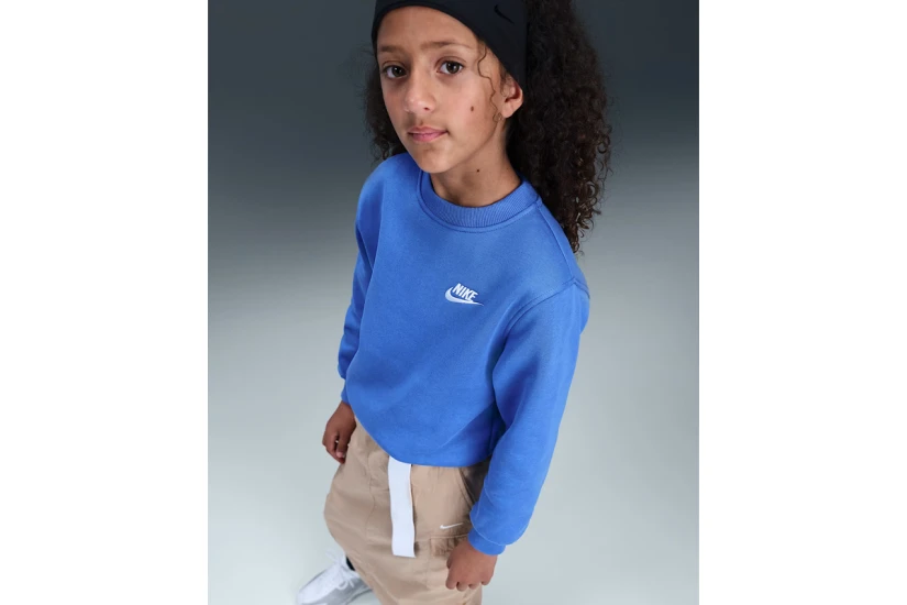 Nike Sportswear Club Fleece Παιδική Μακρυμάνικη Μπλούζα Μωβ