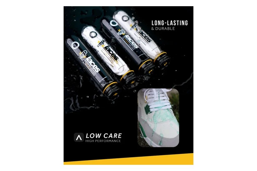 Crep Protect The Ultimate Sneaker Laces Ελαστικά Κορδόνια Λευκά