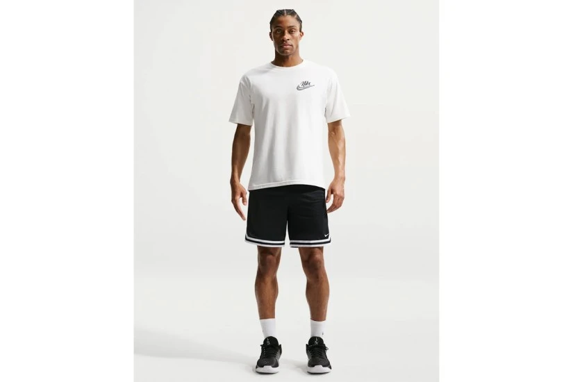 Nike DNA Dri-FIT Ανδρική Μπασκετική Βερμούδα Μαύρη, Λευκή