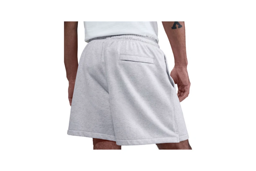 Nike Club French Terry Flow Ανδρικό Αθλητικό Σορτς Γκρι Ανοιχτό