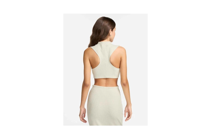 Nike Sportswear Chill Knit Γυναικεία Αμάνικη Crop Top Μπλούζα