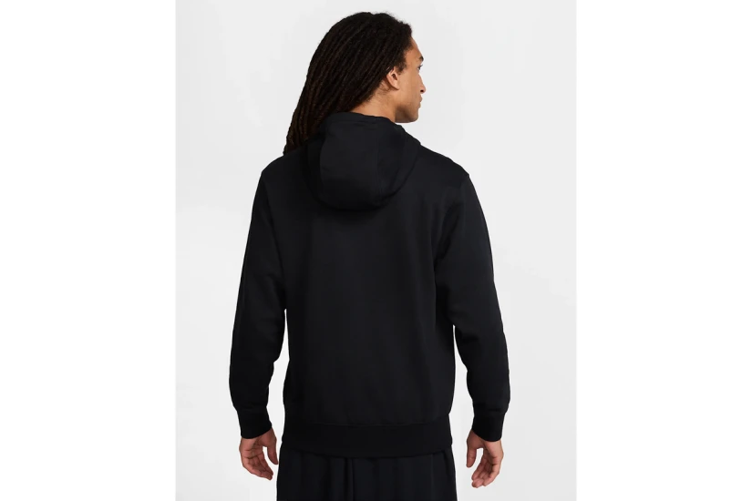 Nike Club French Terry Ανδρικό Φούτερ με Κουκούλα Μαύρο