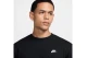 Nike Club French Terry Ανδρική Μακρυμάνικη Μπλούζα Μαύρη