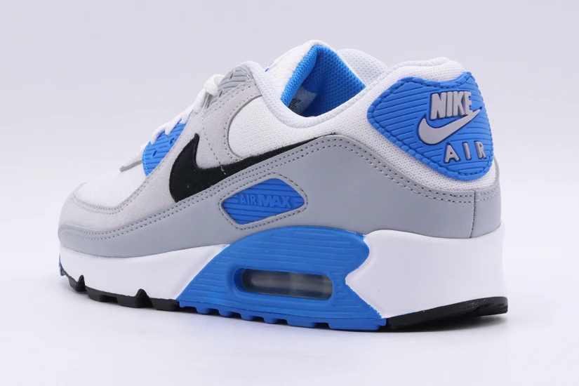 Nike Air Max 90 Ανδρικά Sneakers Γκρι, Λευκά, Ρουά