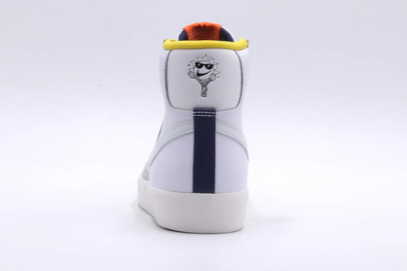 Nike Blazer Mid 77 Παιδικά Sneakers Λευκά, Γκρι, Μπλε Σκούρα