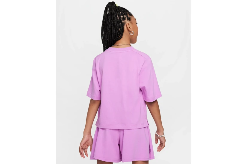 Nike Sportswear Παιδικό Κοντομάνικο T-Shirt Λιλά