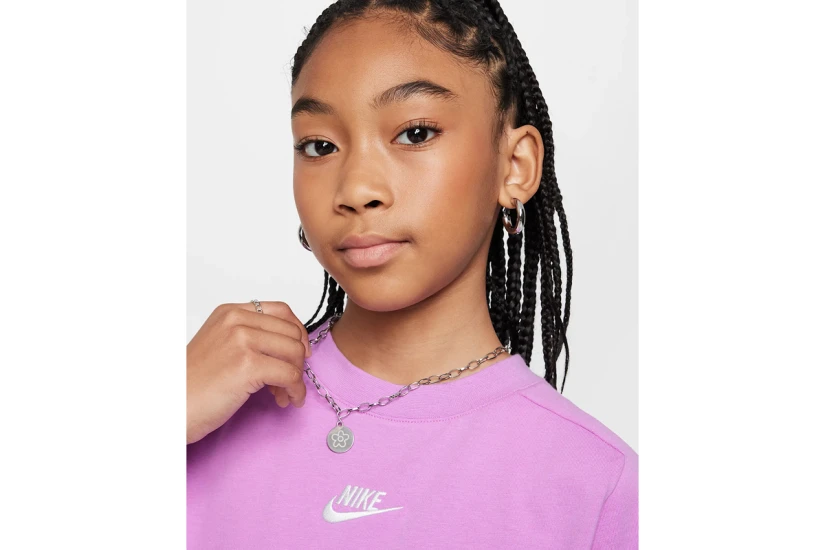 Nike Sportswear Παιδικό Κοντομάνικο T-Shirt Λιλά