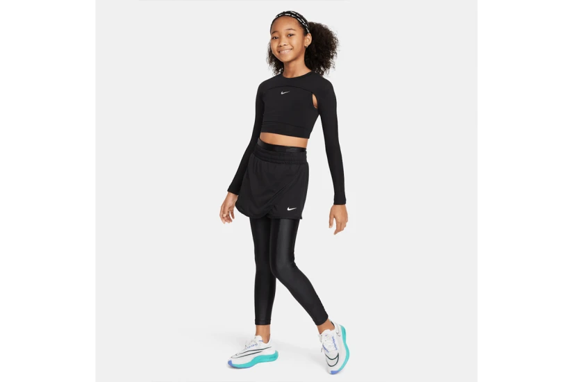 Nike Dri-FIT Παιδικό Αθλητικό Skort Μαύρο