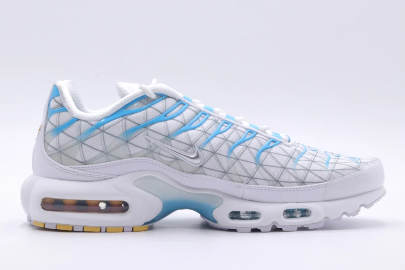 Nike Air Max Plus Marseille Unisex Sneakers Λευκά, Γαλάζια