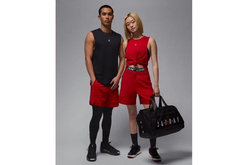 Jordan Sport Dri-FIT Woven Diamond Ανδρική Μπασκετική Βερμούδα Κόκκινη