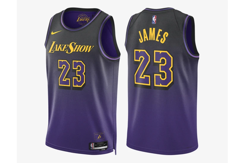 Nike NBA Dri-FIT Los Angeles Lakers LeBron James Φανέλα NBA 2024/25 City Edition